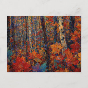 Carte Postale "Le chemin secret du cerf" – Un paysage coloré