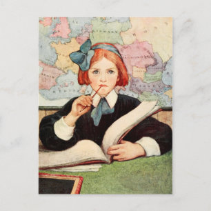 Carte Postale Le chercheur