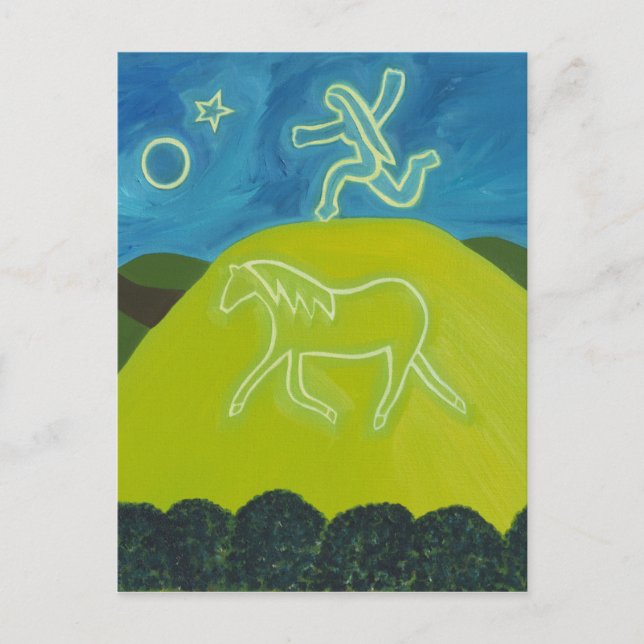 Carte Postale Le Cheval Blanc à Somerset 2011 (Devant)