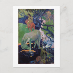 Carte Postale Le Cheval Blanc, Gauguin
