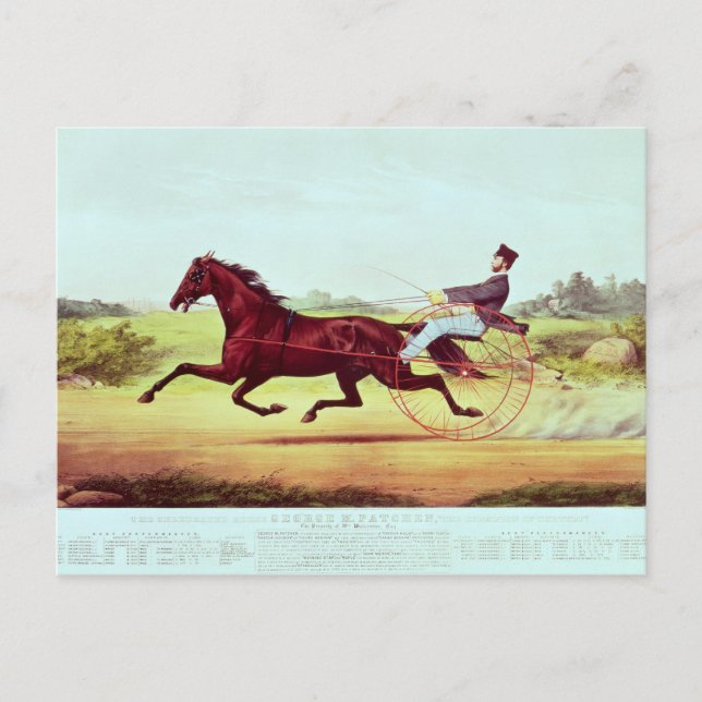 Carte Postale Le Cheval Célébré, George M. Patchen (Devant)
