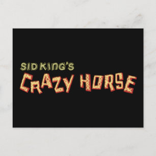 Carte Postale le cheval fou de sid king