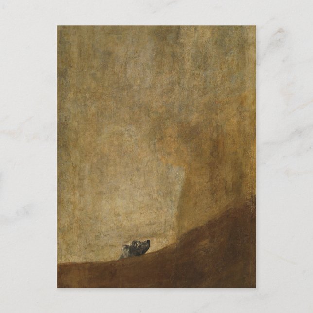 Carte Postale Le Chien de Francisco Goya (Devant)