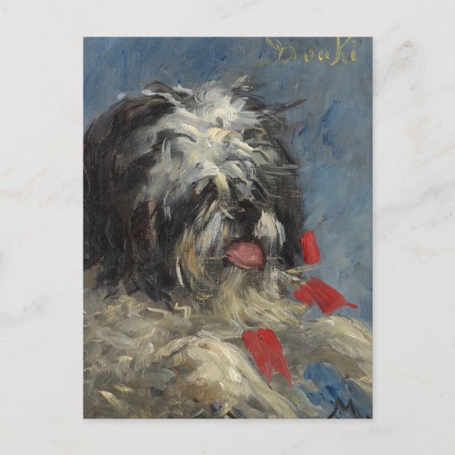Carte Postale Le Chien ‘Donki’ | Édouard Manet (Devant)