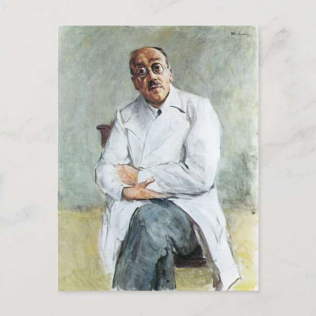 Carte Postale Le Chirurgien (par Max Liebermann) (Devant)