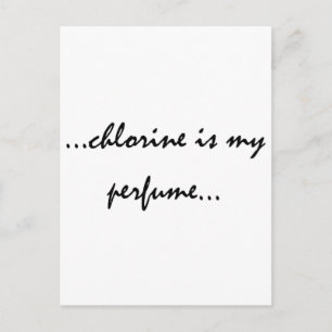 Carte Postale Le chlore est mon parfum