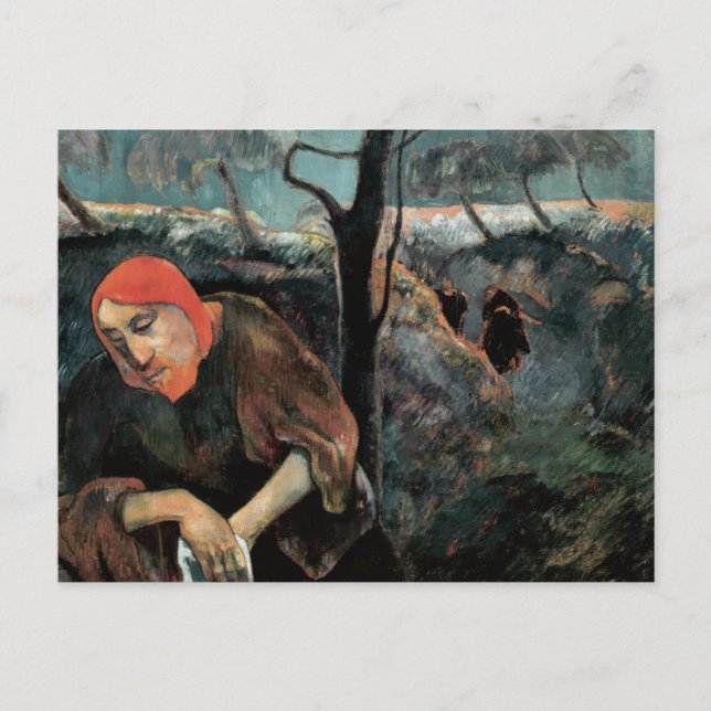 Carte Postale Le Christ au mont des Oliviers par Paul Gauguin Po (Devant)