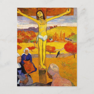 Carte Postale Le Christ jaune par Paul Gauguin