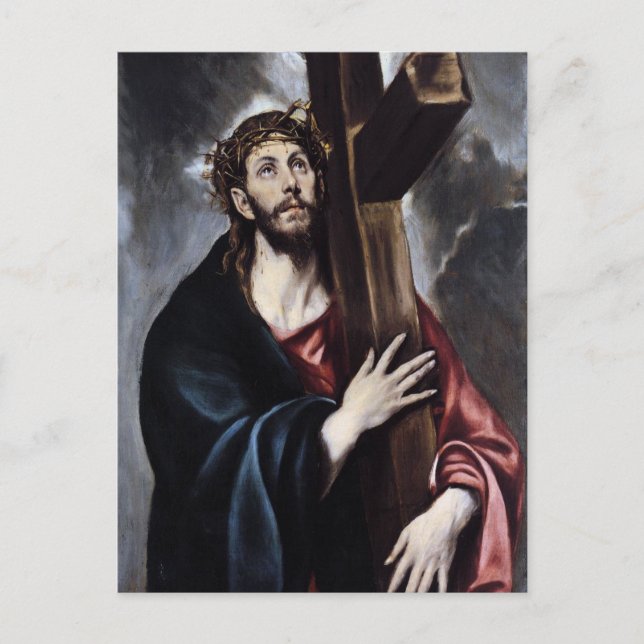 Carte postale Le Christ portant la Croix de El Gre (Devant)