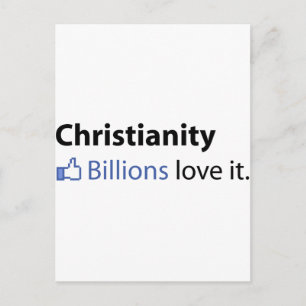 Carte Postale le christianisme ; Des milliards d'amours