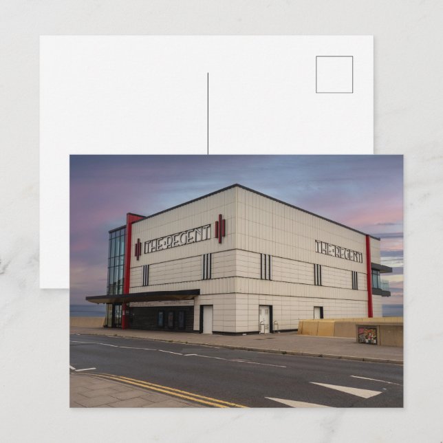 Carte Postale Le cinéma Regent, Redcar (Devant / Derrière)