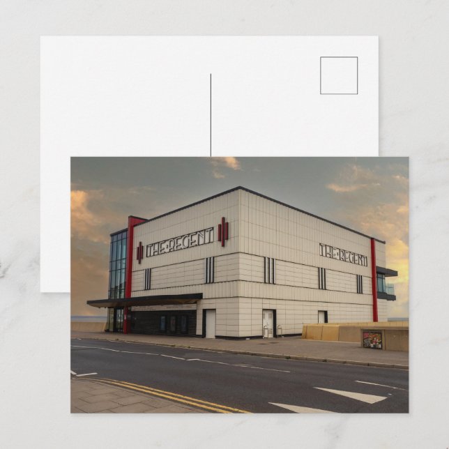 Carte Postale Le cinéma Regent, Redcar (Devant / Derrière)