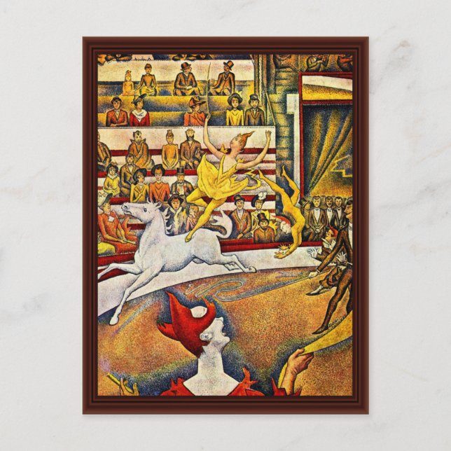 Carte Postale Le Cirque De Seurat Georges (Devant)