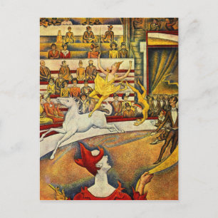Carte Postale Le Cirque ( Le Cirque ) par Georges Seurat