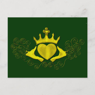 Carte Postale Le Claddagh (Or)