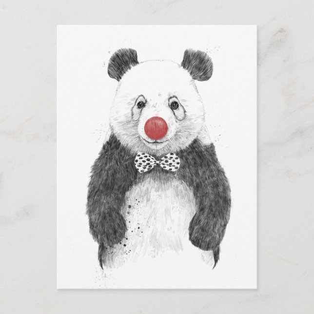 Carte Postale Le clown (Devant)