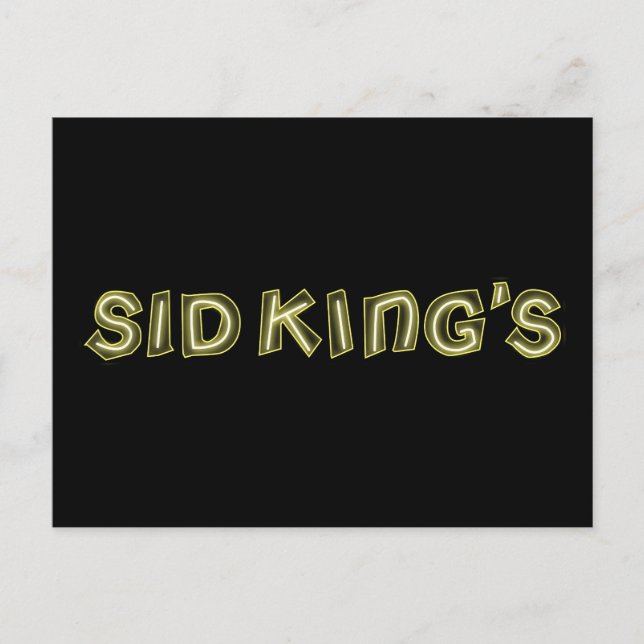 Carte Postale le club de sid king (Devant)