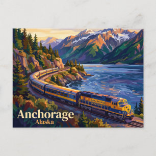 Carte Postale Le Coastal Classic (Alaska Railroad) États-Unis