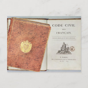 Carte Postale Le Code civil des Français