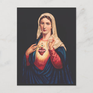 Carte Postale Le Coeur Immaculé de Marie