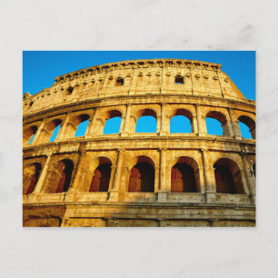 Carte Postale Le Colisée À Rome, Italie