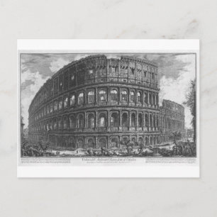 Carte Postale Le Colisée de Giovanni Battista Piranesi
