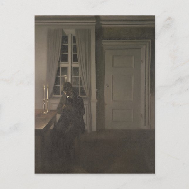 Carte Postale Le Collecteur des Pièces, 1904 (Devant)