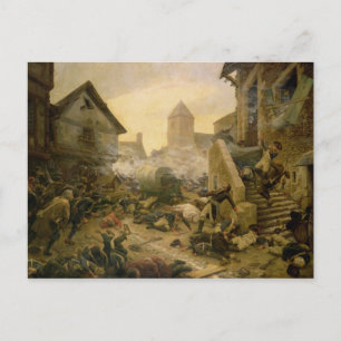 Carte Postale Le combat à Cholet ou le suicide du général