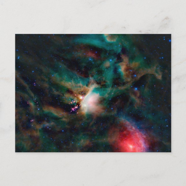 Carte Postale Le Complexe Nuageux De Rho Ophiuchi. (Devant)