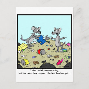 Carte Postale Le compostage est mauvais