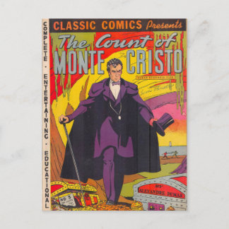 Carte Postale Le comte de Monty Cristo Comic
