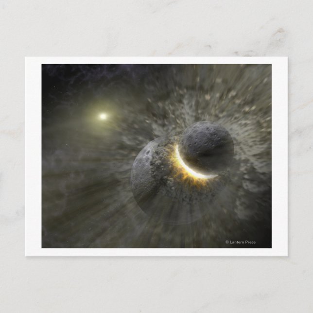 Carte Postale Le concept de l'artiste Space Collision à Vega (Devant)