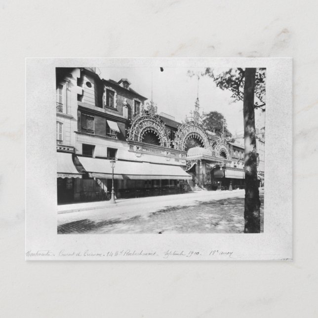 Carte Postale Le Concert de Trianon à Paris (Devant)