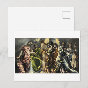 Carte Postale Le Concert des Anges   El Greco  