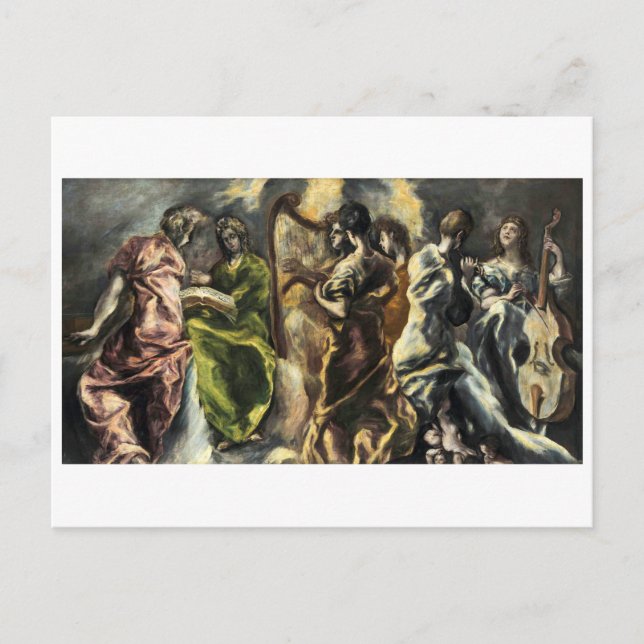 Carte Postale Le Concert des Anges | El Greco | (Devant)