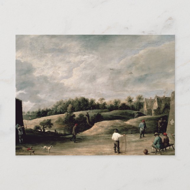 Carte Postale Le concours de tir à l'arc (Devant)