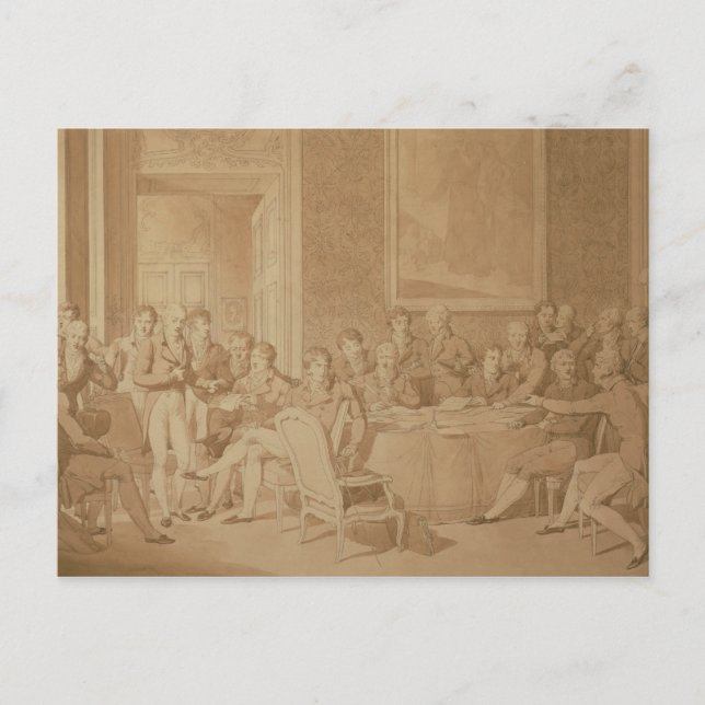 Carte Postale Le Congrès de Vienne, 1815 (Devant)