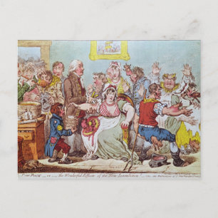 Carte Postale Le coq de vache ou les merveilleux effets