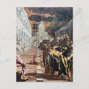 Carte Postale Le Corps de Saint Marc apporté à Venise par Jacopo