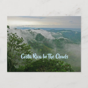 Carte postale "Le Costa Rica dans les nuages"