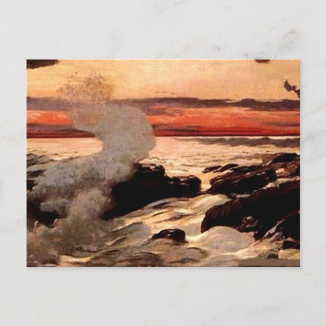 Carte Postale Le cou de Prout de Winslow Homer (Devant)