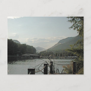 Carte Postale Le coucher du soleil du lac Lure