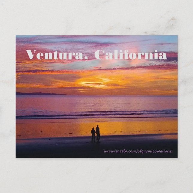 Carte Postale Le coucher du soleil qui m'a fait pleurer (Devant)