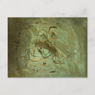 Carte Postale Le couple au crépuscule par Paul Klee