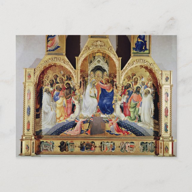 Carte Postale Le couronnement de la Vierge (Devant)