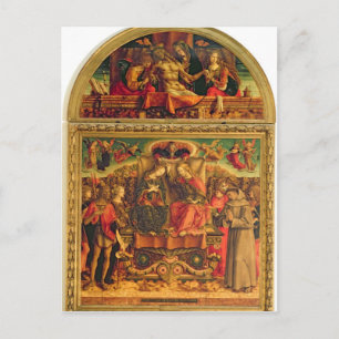 Carte Postale Le couronnement de la Vierge