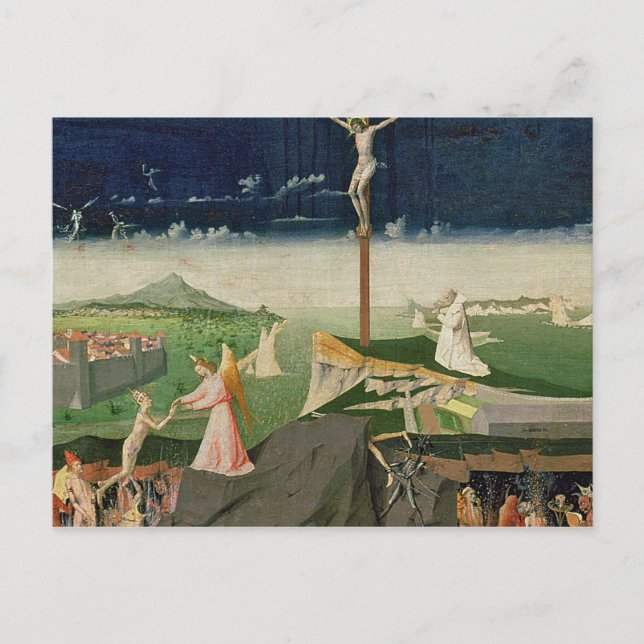 Carte Postale Le couronnement de la Vierge, achevé 1454 (Devant)