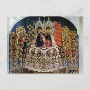 Carte Postale Le couronnement de la Vierge au Paradis, 1438