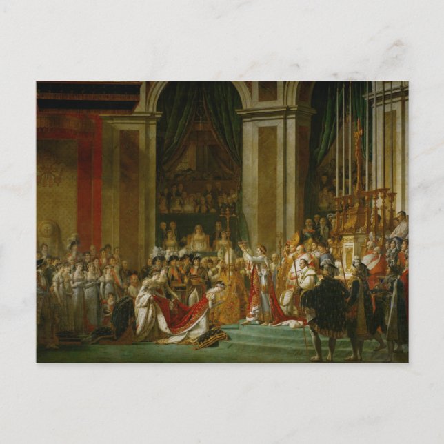 Carte Postale Le couronnement de Napoléon (Devant)