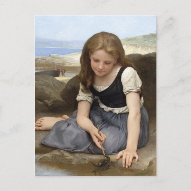 Carte Postale Le crabe de William-Adolphe Bouguereau (Devant)